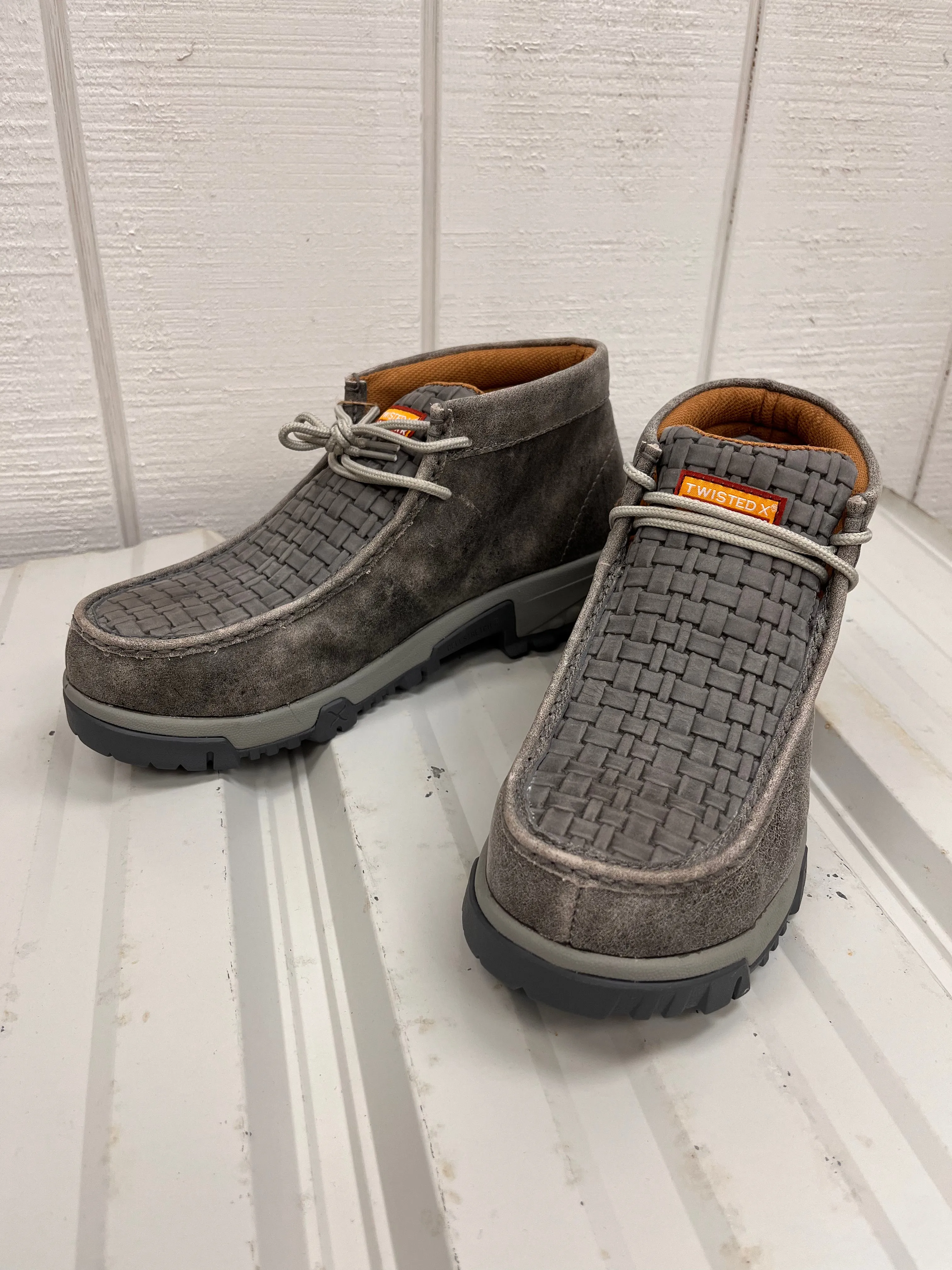 Twisted X Men's Chukka Driving Nano Safety Toe Grey Work Moc MXCN001