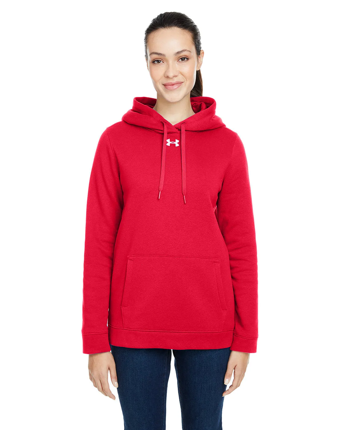 Under Armour Ladies Hustle Pullover Hooded Sweatshirt