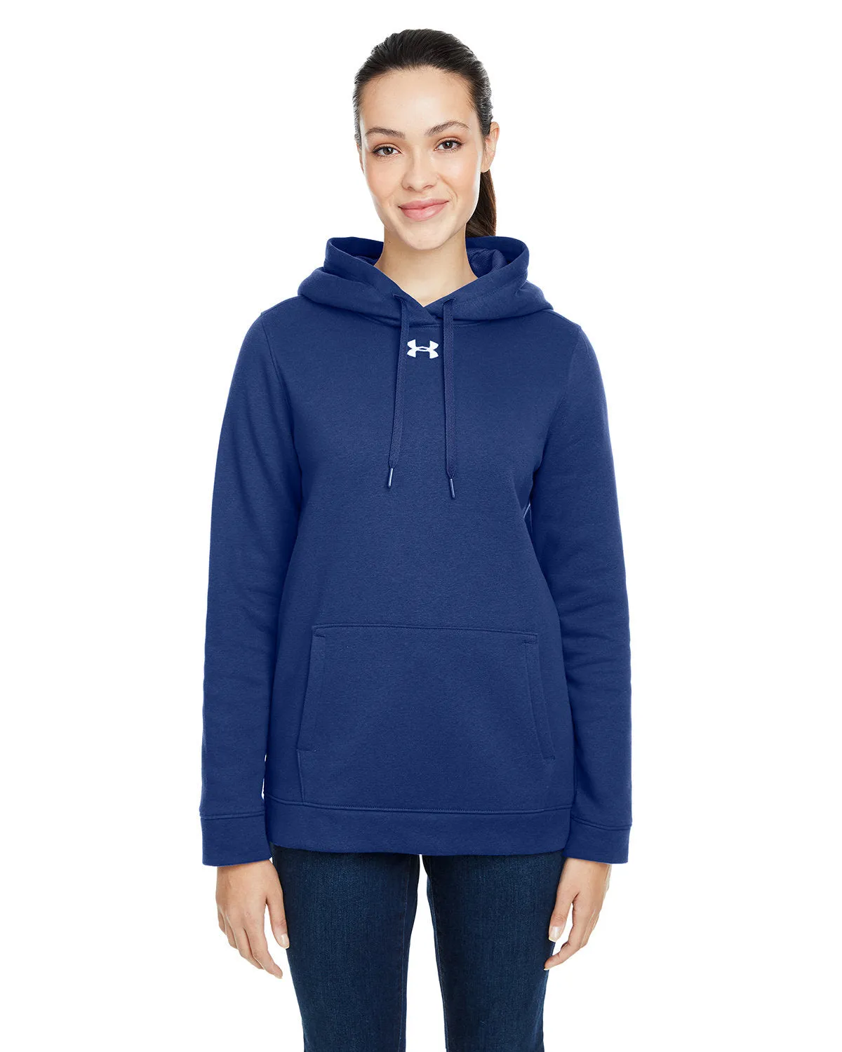 Under Armour Ladies Hustle Pullover Hooded Sweatshirt