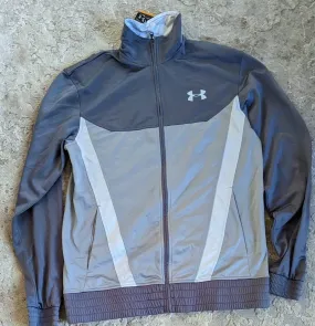 Under Armour Men's Time Travelin' Performance Track Jacket Grey