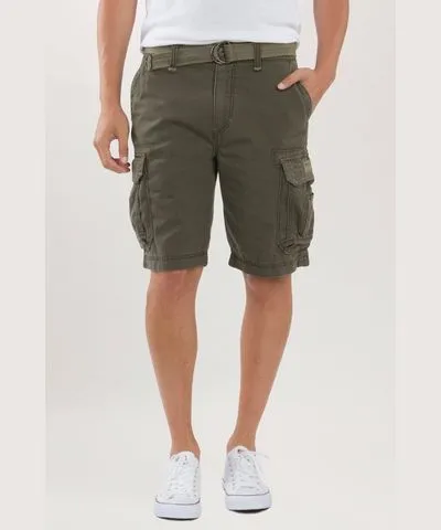 Unionbay Clothing Survivor Mens Belted Cargo Shorts