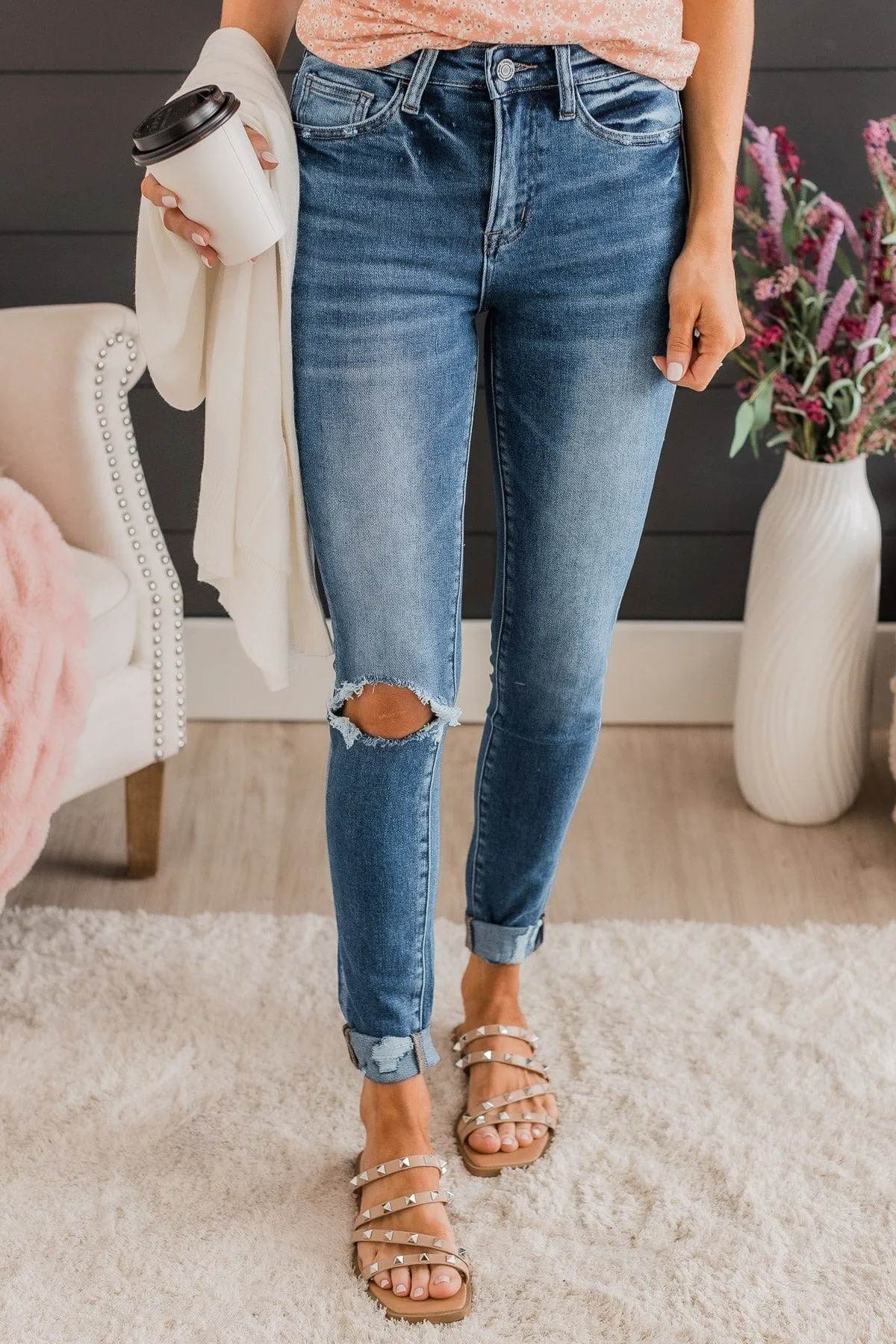 Vervet High-Rise Skinny Jeans- Cadence Wash