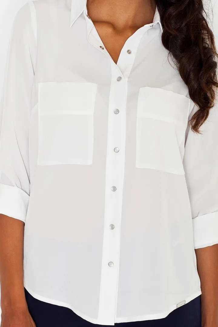 White long sleeve blouse