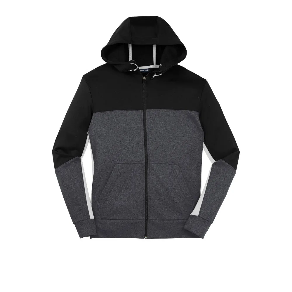 Winter Special Sport-Tek Tech Fleece Color block Full-Zip Hooded Jacket