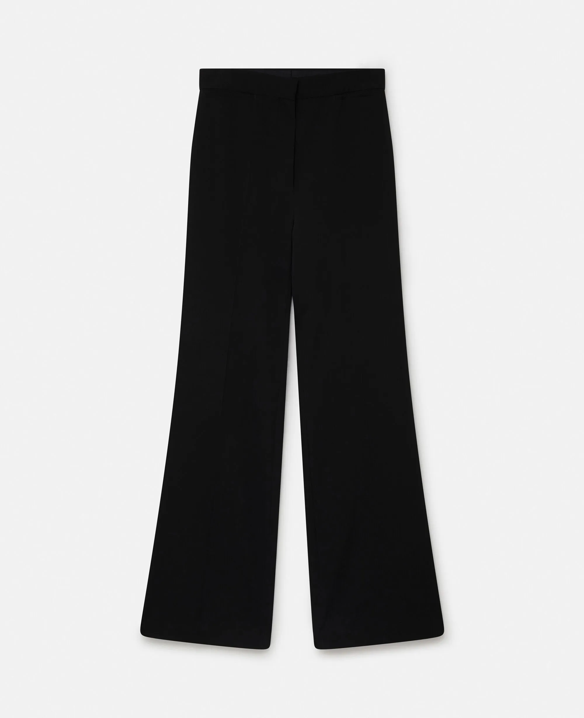 Wool Flannel Tailored Trousers