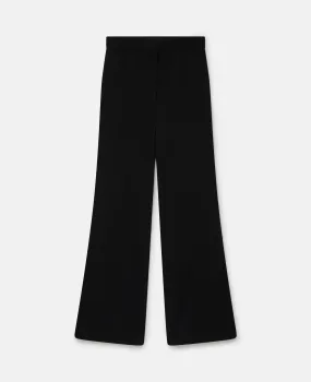 Wool Flannel Tailored Trousers